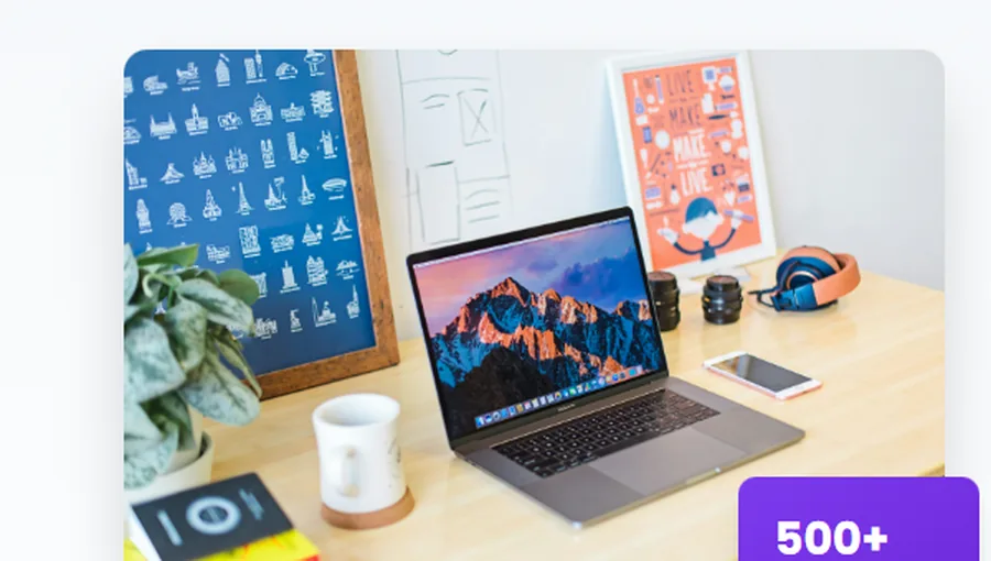 Ambiente de trabalho com notebook